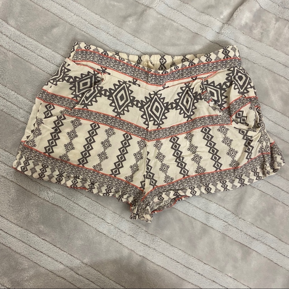 Aztec Print Shorts